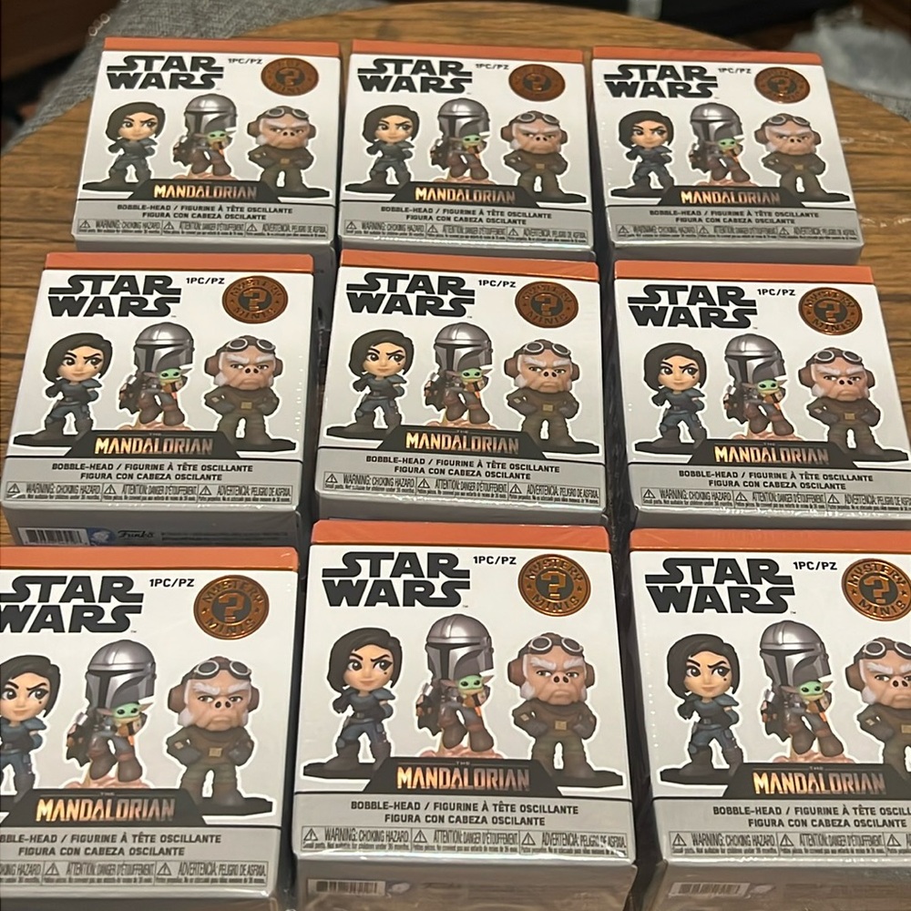 The Mandalorian Mystery Minis - Star Wars - 9 unopened boxes sold together - NEW